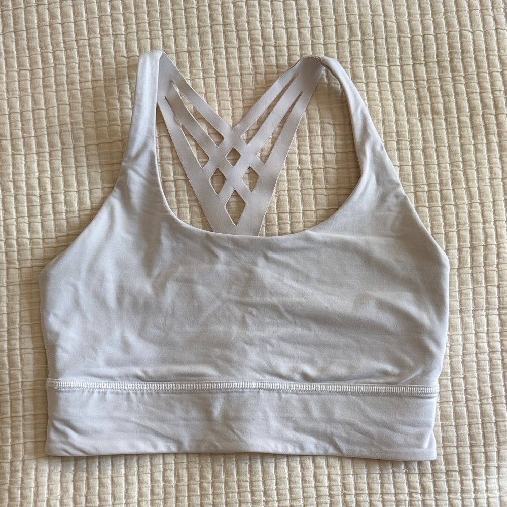 LULULEMON WHITE SPORTS BRA